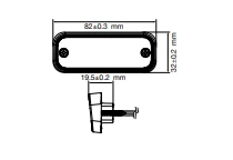 Aspöck rekisterikilvenvalo 12v led Rekisterikilvenvalo led upotettava - Aspöck - 24400 - 2
