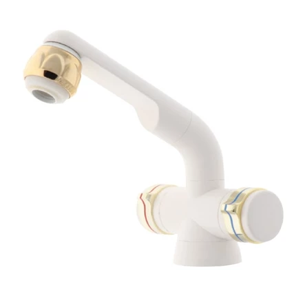 Comet sekoitushana Barwig Compact valkoinen / kulta - Hanat Comet - 25110 - 1