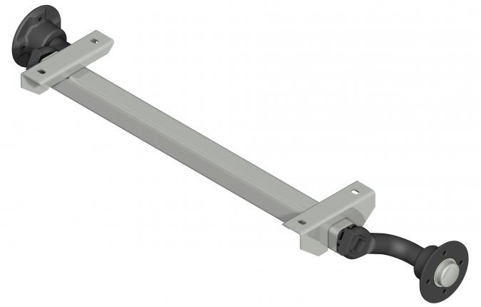 Akseli jarruton Knott750kg B1200C1650mm Knott Akseli 4X100 jarruton - Knott - 11980 - 1