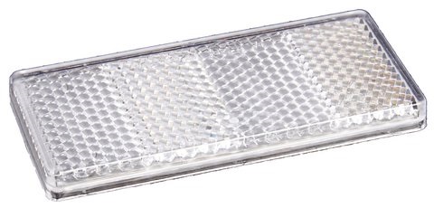 Aspöck heijastin valk liimakiinnitys Heijastin valkoinen 90X40mm - Aspöck - 11170 - 1