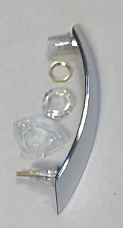 Kaapin kahva vasen 128mm, mekanismi alareunassa - HOBBY VARAOSAT - 5330 - 1