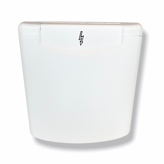 Rasia 230V CEE upotettava valkoinen, sisäänottorasia, Fiat bianco 2249 - HOBBY VARAOSAT - 9620 - 1