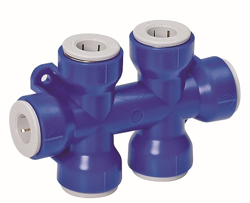 Reich jakokappale 6-os UniQuick 12 mm, putkiliitokset - MUUT VESIJÄRJESTELMÄN OSAT - 9800 - 1