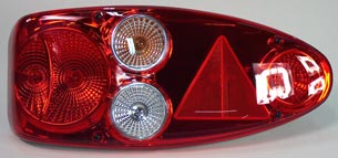 Takavalo vasen, vaunu, 520x230 kirkas lasi - HOBBY VARAOSAT - 6100 - 1