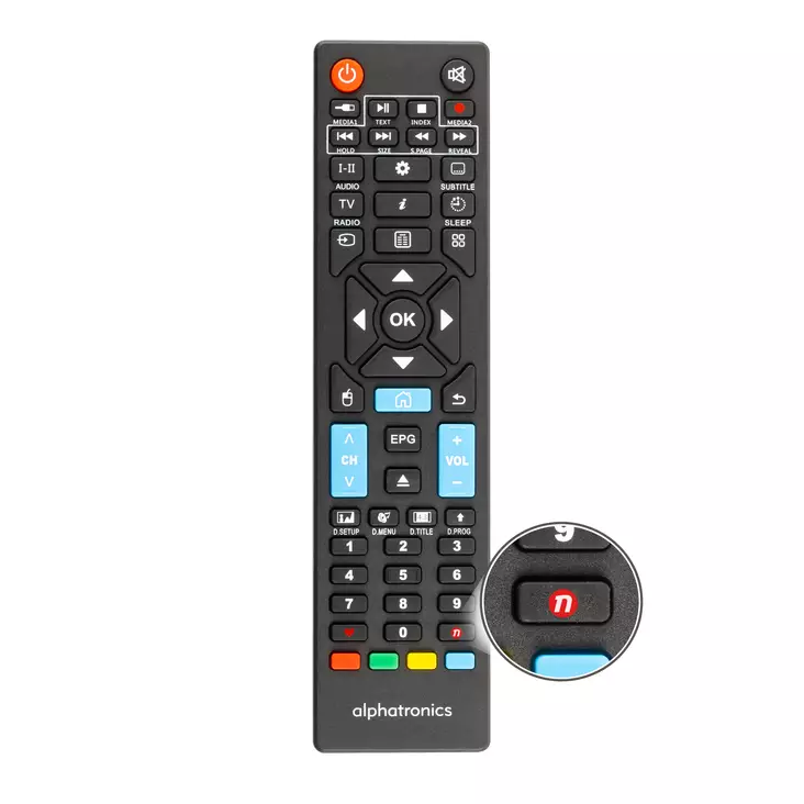 Alphatronics kaukosäädin SLAXXDW DSBAI+H - Alphatronics - 23590 - 1