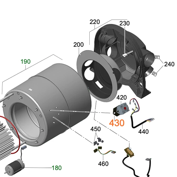 Chock WTS E - Combi-lämmittimien varaosat - 14090 - 1