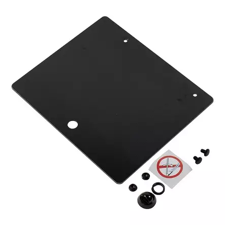 Altaan lasi, ei asennusosia, kumirengasta - Liesien ja uunien varaosat - 16451 - 1