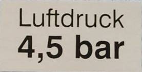 Tarra 4,5 bar 40x20mm, hopea rengaspainetarra - HOBBY VARAOSAT - 4837 - 1