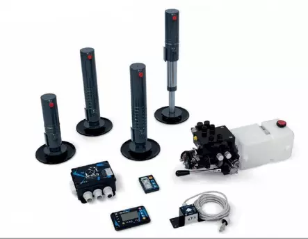 Hydrauliset tukijalat MB Kaareva alusta - Nurkkatuet - 23991 - 1