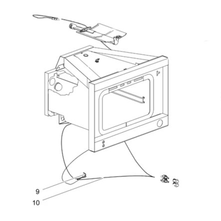 Thetford uunin sytytyskärki ja termoelementti SOG52xx - Liesien ja uunien varaosat - 22351 - 1