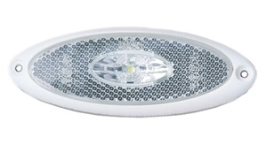 Jokon led etuvalo 12v valkoinen kehys Etuvalo jokon 12v johto 200mm - Jokon - 11081 - 1