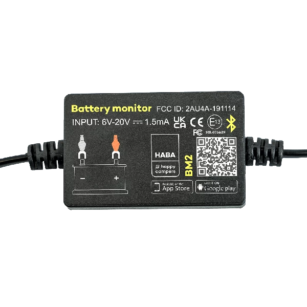 Haba BM2 akkukapasiteettimittari, Bluetooth - Sähkörasiat, pistokkeet - 17291 - 1