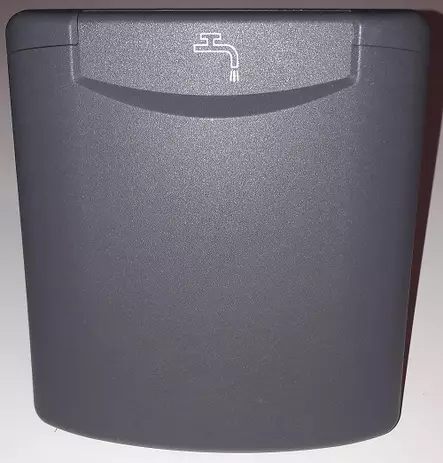 Vesisäiliön läpivienti tummanharmaa magneettikansi, NCS 7000N, ei korkkia - MUUT VESIJÄRJESTELMÄN OSAT - 10192 - 1