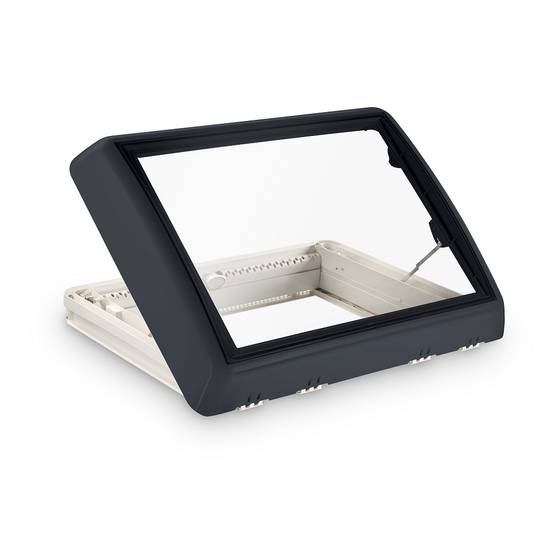 Dometic Midi Heki Style harmaa, 700x500 veivillä, suljettu ilmanvaihto - Kattoluukut ja osat - 12765 - 1