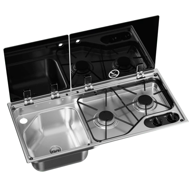 Dometic liesi-allas yhdistelmä, CVC1700G LH - Liedet uunit - 25612 - 1