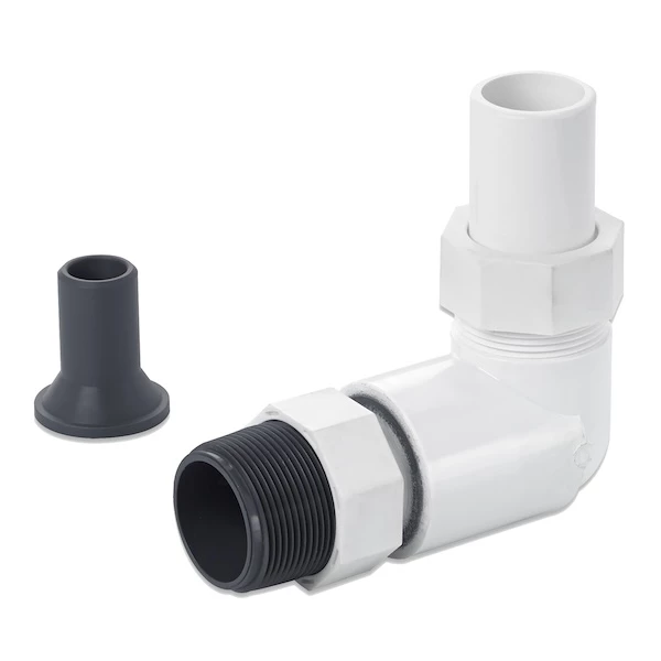 Dometic HT-SK, 90° 90 asteen kiertoliitos säiliöjärjestelmälle - Kemialliset käymälät Dometic - 15862 - 1
