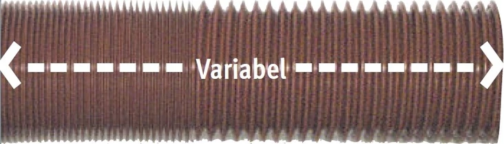 Tyhjennysletku 3", 87 / 520 cm, ruskea - MUUT VESIJÄRJESTELMÄN OSAT - 25182 - 1