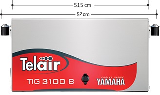 Telair TIG 3100B generaattori, bensiini Yamaha 2,7 KW- 230V 10 A /13,3Vdc - Generaattorit Telair - 18343 - 2