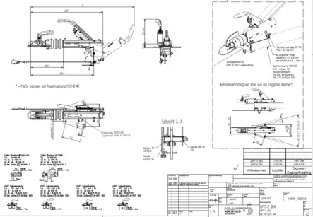 Työntöjarru knott KF-E17 1700kg Vetopää - Knott - 17883 - 2