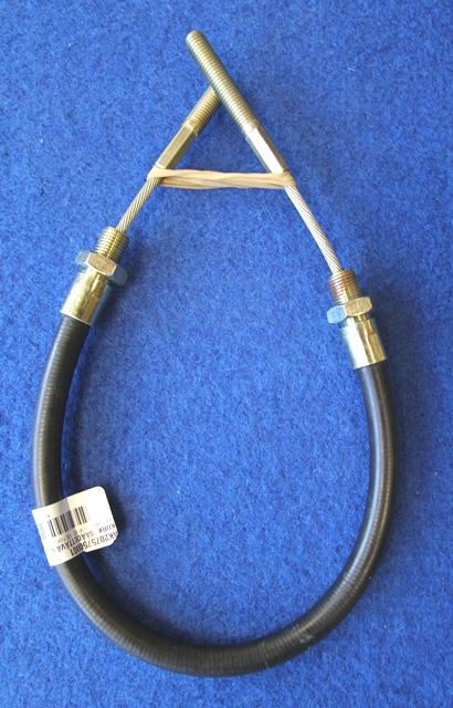 Korkeussäädettävän vetopään vaijeri 400 mm, 1,3 VB - Silmukka/kierre - 2073 - 2