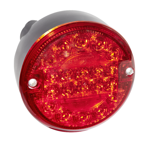 Sumuvalo pyöreä upotettava Aspöck Ø140mm 5 nap pikaliitos 12-24V - Aspöck - 18413 - 1