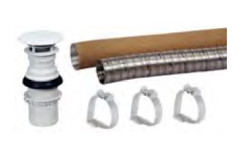 Truma kattoläpivientisarja S 5002/ S 5004, läpivienti, pakoputki, suojaputki - S-lämmittimien varaosat - 13993 - 1