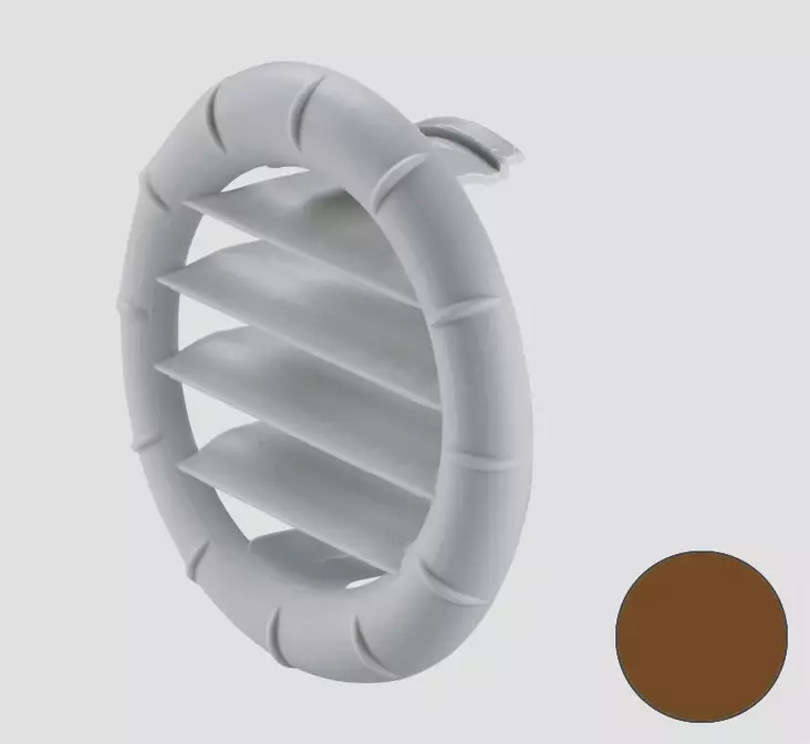 Truma suunnattava ritilä päätesuuttimeen ruskea - Ilmakeskuslämmityksen asennustarvikkeet - 14723 - 1