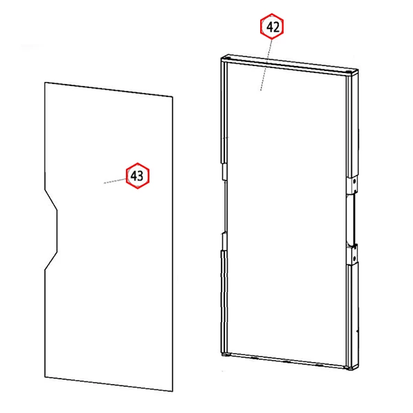 Thetford ovi T2090 - Jääkaappien varaosat Thetford - 16533 - 1