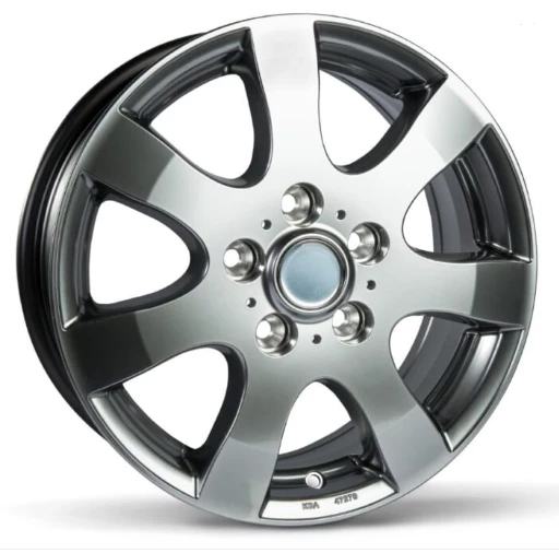 Tomason vanne TR3 Hyperblack Lackiert 6J 14 ET30 5X112 1000kg - Perävaunun alustan varaosat - 11423 - 1