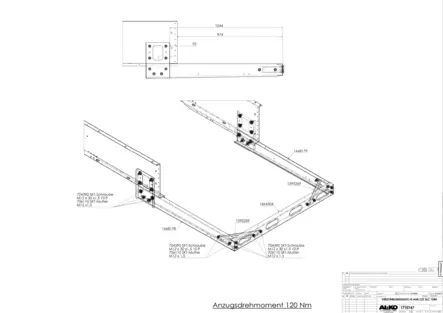Runkopidennys Hymer MB SLC 580-600 AMC AL-KO 580-600 +sivutuet - Vetokoukut - 11864 - 2
