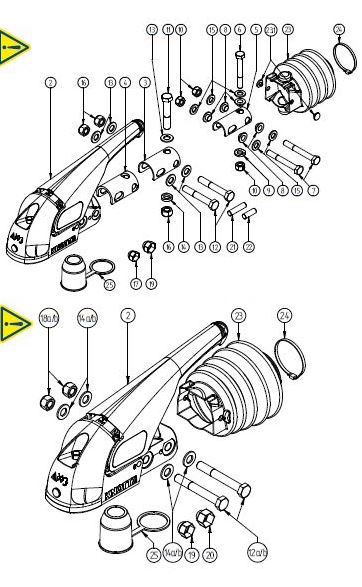 Turvakytkimen kahva Knott Knott kahva kytkimiin 1860854/1860855 - Kitkakytkimet, lukot ja varaosat - 16534 - 2