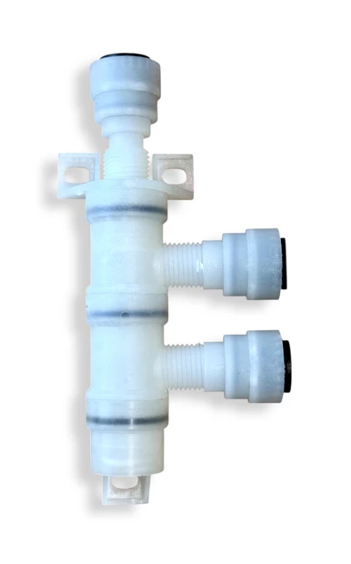 Comet vesijärjestelmän jakokappale 2-osainen JG, 1 tulo, 2 lähtöä - MUUT VESIJÄRJESTELMÄN OSAT - 23284 - 1