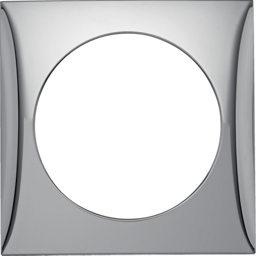 Berker kehys kromi kiiltävä 59.5x59.5 mm, reikä 42.5 mm - Sähkörasiat, pistokkeet - 11144 - 1