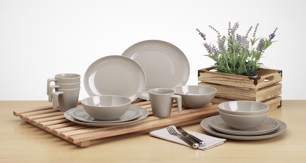 Flamefield melamiiniastiasto Seramika Latte, 16 osaa - Ruokailu ja kattaus - 21364 - 1