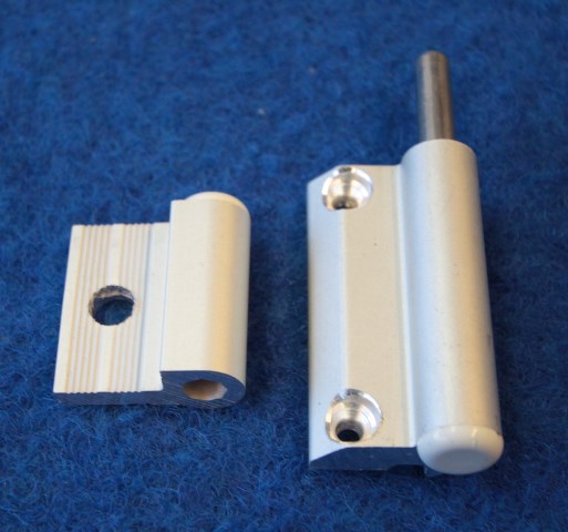 Ulko-oven sarana ylä+alaosa oikea -97 - HOBBY VARAOSAT - 3444 - 2