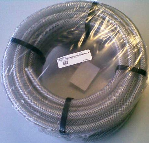 Vesiletku kirkas kudosvahv. 10/16, 25m PVC ja polyesteri, käyttölämpötila -20 - MUUT VESIJÄRJESTELMÄN OSAT - 444 - 1