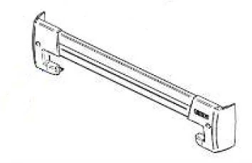 Thule etusuoja Slide-Out G2 700 DJB/CFT Front protection - Astimet ja osat - 25514 - 1