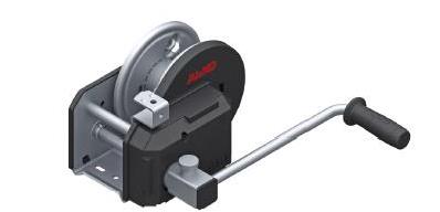 Vintturi 901A Optima, jarru Ilman vaijeria/hihnaa irroitettavalla kahvalla - Vinssit - 7195 - 1