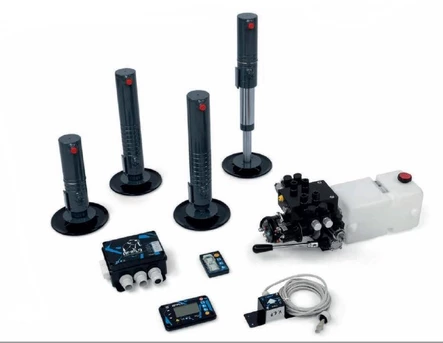 Hydraulinen tukijalka mitat 300/602-302mm - Nurkkatuet - 25365 - 1