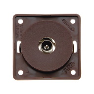 Berker antennirasia upotettava ruskea IEC-liitin - Sähkörasiat, pistokkeet - 645 - 1