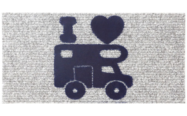 Brunner matto Hello Camper, 25 x 50 cm - RETKEILY JA LEIRIYTYMINEN - 18535 - 1