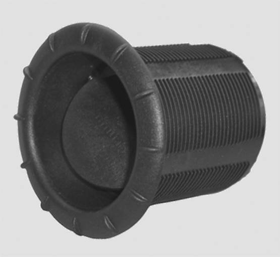 Truma päätesuutin 65/72 mm EN-L, musta - Ilmakeskuslämmityksen asennustarvikkeet - 14686 - 1