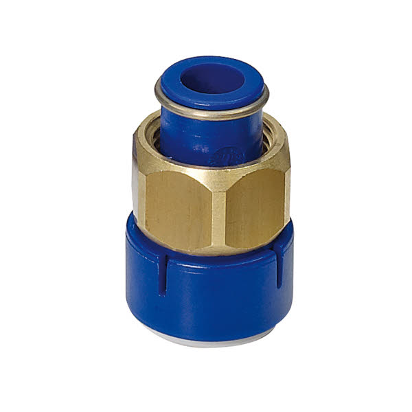 Reich UniQuick jatkoliitin 12 mm messinki mutteri - MUUT VESIJÄRJESTELMÄN OSAT - 21285 - 1