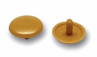 Ruuvin peitenappi ruskea - HOBBY VARAOSAT - 6305 - 1