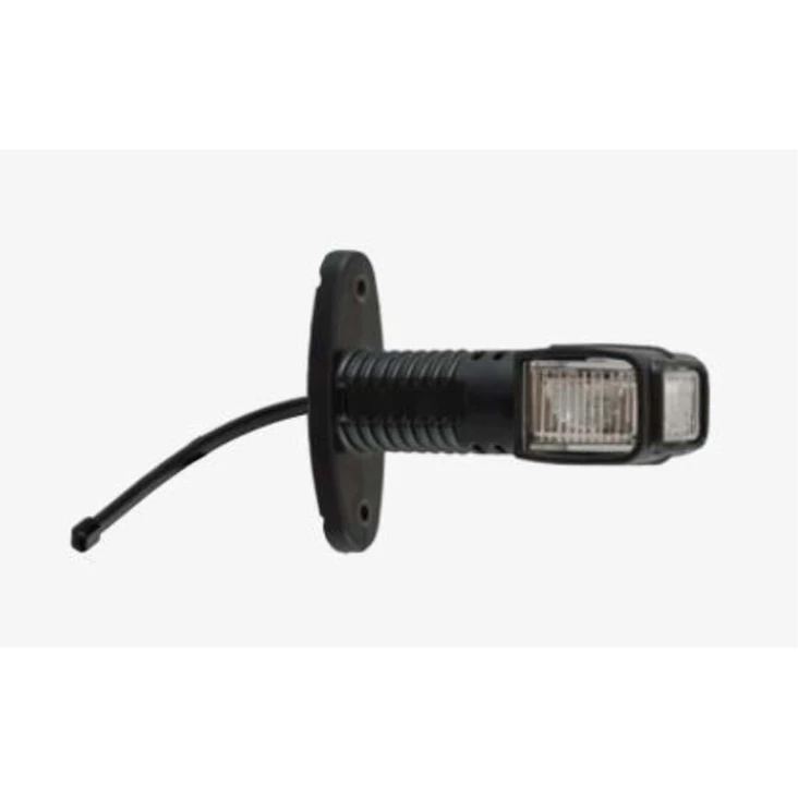 Sivuvalo puna/valkoinen led vas 12-24v - Aspöck - 25905 - 1