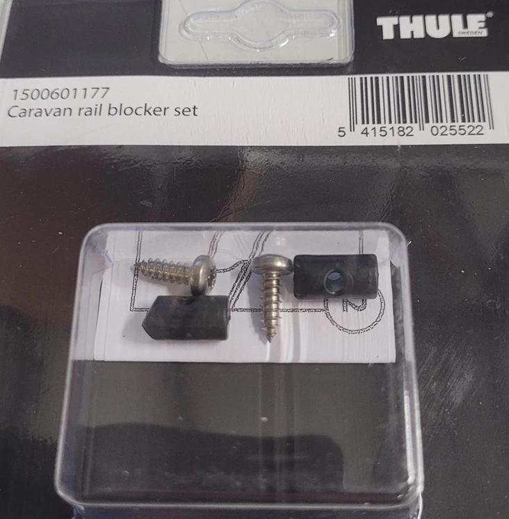 Thule pysäytinpari, 1200, Caravan Style (uraan) - Markiisien varaosat Thule - 1235 - 1