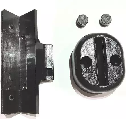 Pöydän seinäkiinnikesarja antrasiitinharmaa 1+1 - HOBBY VARAOSAT - 5576 - 1