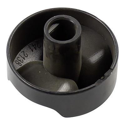 Termostaatin säädinnuppi musta/harmaa kaasutermostaatin väännin - Jääkaappien varaosat Dometic - 16546 - 2