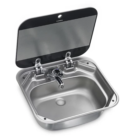 Dometic Pesuallas SNG 4237, lasikannella, 420 x 370 mm - Liedet uunit - 25056 - 1