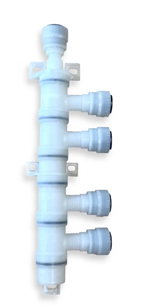 Comet vesijärjestelmän jakokappale 4-osainen, 1 tulo, 4 lähtöä - MUUT VESIJÄRJESTELMÄN OSAT - 23286 - 1